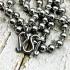 Necklace Stainless Chain Mini Fish Egg Ball Multi Hook Wearing Thai Amulet 17852