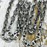 Necklace Stainless Steel Fasion Cd Dc Chain Multi Hook Wearing Thai Amulet 17855