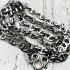 Necklace Stainless Steel Fasion Cd Dc Chain Multi Hook Wearing Thai Amulet 17855