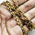 Necklace Stainless Gold Laser Cd Dc Chain Multi Hook Wearing Thai Amulet #17856