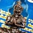 Miniature Lersri Puseir Tiger Head Payak Kaoaor Shield Be2565 Thai Amulet #17861