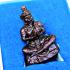 Miniature Lersri Puseir Tiger Head Payak Kaoaor Shield Be2565 Thai Amulet #17861
