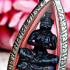 Miniature Lersri Puseir Tiger Head Payak KaoAor Leklai Be2565 Thai Amulet #17862