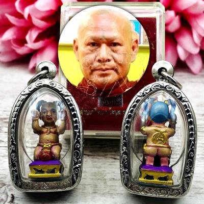 Guman LukThep Boy Ash Money Gambling Rich Lucky SomChay Be2555 Thai Amulet 17871