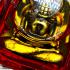 Metal Skull Gambling Windfall Money Wealth Oil Neng Plaithong Thai Amulet #17873