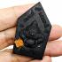 Khunpaen Love Charming Money Rich Rahu Lucky Key Be2555 Black Thai Amulet #17874