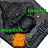 Khunpaen Love Charming Money Rich Rahu Lucky Key Be2555 Black Thai Amulet #17874