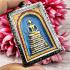 Large Somdej 108 Monk Mass Blessed Watnok 9row Seat Gold Paint Thai Amulet 17890