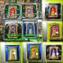 Large Somdej 108 Monk Mass Blessed Watnok 9row Seat Gold Paint Thai Amulet 17890