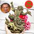 Hanuman Flying Monkey Bronze Statue Gambling Casino Win Phat Thai Amulet #17894