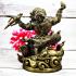 Hanuman Flying Monkey Bronze Statue Gambling Casino Win Phat Thai Amulet #17894