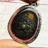 Pidta Spider Closed Eye Magic Wealth Money Fortune Koon Banrai Thai Amulet 17895