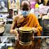 Wooden Box Money Pot Luck Rich Magic Fortune Watbangpha Be2560 Thai Amulet 17898