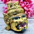 Lersri Gold Face Khon Mask Hermit Rich Fortune Pern Watbangpha Thai Amulet 17899