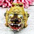 Puseir Lersri Tiger Head Khon Mask Protection Life Watbangpha Thai Amulet #17900