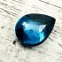 Leklai Naga Eye Tear Stone Crystal Magic Lucky Fast Rich Blue Thai Amulet #17906