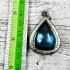 Leklai Naga Eye Tear Stone Crystal Magic Lucky Fast Rich Blue Thai Amulet #17906