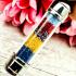 Holy Sarira Buddha Relic Nature Crystal Takrut Mixed Rainbow Thai Amulet #17907