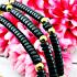 Necklace 30cm Kala Coconut Shell Wood Gold Wood Beads Wearing Thai Amulet #17910