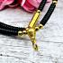 Necklace 30cm Kala Coconut Shell Wood Gold Wood Beads Wearing Thai Amulet #17910