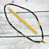 Necklace 30cm Kala Coconut Shell Wood Gold Wood Beads Wearing Thai Amulet #17910