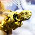 Takrut Gold 9tail Fox Lady Magic Lust Money Love Bang Be2566 Thai Amulet #17916