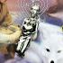 Takrut Silver 9tail Fox Lady Magic Rich Money Win Bang Be2566 Thai Amulet #17917