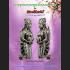 Takrut Silver 9tail Fox Lady Magic Rich Money Win Bang Be2566 Thai Amulet #17917
