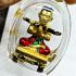 Metal Khunpaen Gold Face Love Lust Mercy Fortune Subin Be2567 Thai Amulet #17922
