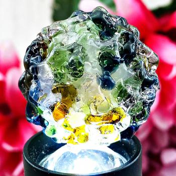 Ball Stunning Phaya Leklai Kaew Charm Magic Lucky Wealth King Thai Amulet #17927