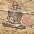 Ancient Warrior Suit Shirt Fabric Flag Protection Healing Boon Thai Amulet 17934