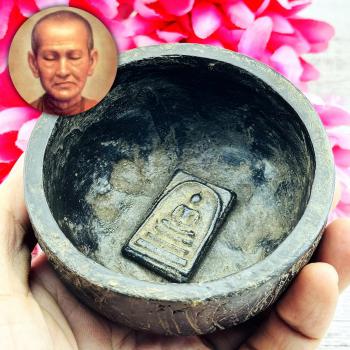 Holy Water Bowl Bathnammon Somdej Toh Watrakang Lucky Magic Thai Amulet #17993