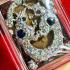 Glitter Salika Pair Birds Lucky Magic Fortune Chuen Wattaei Thai Amulet #18009