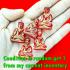 Antique Leklai Quartz Crystal Buddha Stone Kruhod Red Control Thai Amulet #18012