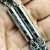 Necklace Stainless Steel Multi 1-9 Hook Nangkwag Hang Wearing Thai Amulet #18020