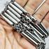 Necklace Stainless Steel Multi 1-9 Hook Nangkwag Hang Wearing Thai Amulet #18020