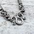 Necklace Stainless Steel Multi 1-9 Hook Nangkwag Hang Wearing Thai Amulet #18020