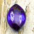 Leklai Nakee Buddha Naga Eye Healing Stone Crtstal Purple Love Thai Amulet 18029