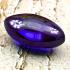 Leklai Nakee Buddha Naga Eye Healing Stone Crtstal Purple Love Thai Amulet 18029