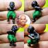 Bronze HunPayon Lp Kloy Guardian Protect Be2556 Survival Green Thai Amulet 18031