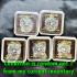 Rahu Old Silver Garuda Gambling Casino Fortune Rich Takrut Nen Thai Amulet 18033