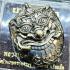 Rahu Shine Silver Garuda Gambling Casino Money Rich Takrut Nen Thai Amulet 18034