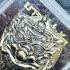 Rahu Shine Silver Garuda Gambling Casino Money Rich Takrut Nen Thai Amulet 18034