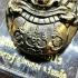 Rahu Shine Silver Garuda Gambling Casino Money Rich Takrut Nen Thai Amulet 18034