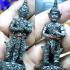 Wessuwan Double Deity Ghost Hunter Protection Magic Pad Be2551 Thai Amulet 18036