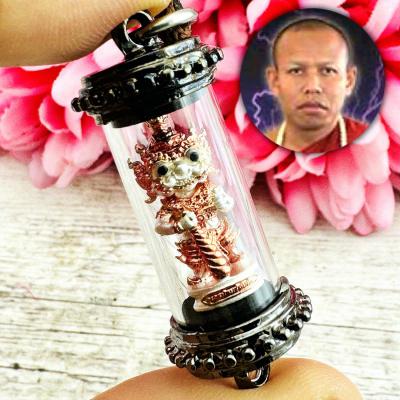 Wessuwan Guardian Ghost Protection Magic Millionaire Rich Nen Thai Amulet #18058