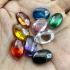 Crystal Set 9pcs Naga Eye Leklai Magic Lucky Healing Stone Egg Thai Amulet 18070