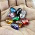 Crystal Set 9pcs Naga Eye Leklai Magic Lucky Healing Stone Egg Thai Amulet 18070
