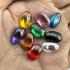 Crystal Set 9pcs Naga Eye Leklai Magic Lucky Healing Stone Egg Thai Amulet 18070