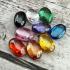 Crystal Set 9pcs Naga Eye Leklai Magic Lucky Healing Stone Egg Thai Amulet 18070